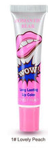 Load image into Gallery viewer, Romantic Bear 1PCS Amazing 6 Colors Waterproof Liquid Makeup Lip Stick Long Lasting Lipstick Tint Tear Pull Lip Gloss