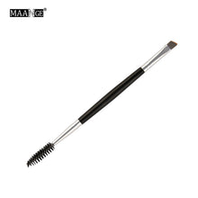 Load image into Gallery viewer, MAANGE EyeBrow Makeup Brush Wood Handle Double Sided Eyebrow Flat Angled Brushes Eye Brow Makeup Brushes Professional