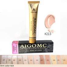 Load image into Gallery viewer, 14 Colors Gold Tube Makeup Cover Base Primer Concealer Palette Makeup Base Tatoo Face Contouring Foundation Concealer Cream