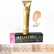 Load image into Gallery viewer, 14 Colors Gold Tube Makeup Cover Base Primer Concealer Palette Makeup Base Tatoo Face Contouring Foundation Concealer Cream