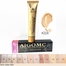 Load image into Gallery viewer, 14 Colors Gold Tube Makeup Cover Base Primer Concealer Palette Makeup Base Tatoo Face Contouring Foundation Concealer Cream