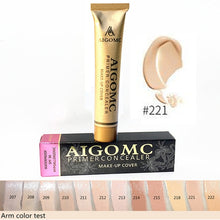 Load image into Gallery viewer, 14 Colors Gold Tube Makeup Cover Base Primer Concealer Palette Makeup Base Tatoo Face Contouring Foundation Concealer Cream
