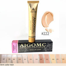 Load image into Gallery viewer, 14 Colors Gold Tube Makeup Cover Base Primer Concealer Palette Makeup Base Tatoo Face Contouring Foundation Concealer Cream
