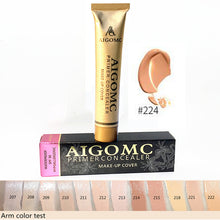 Load image into Gallery viewer, 14 Colors Gold Tube Makeup Cover Base Primer Concealer Palette Makeup Base Tatoo Face Contouring Foundation Concealer Cream