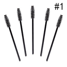 Load image into Gallery viewer, 50pcs/lot Eyelash Brush Disposable Comb Mascara Wands Eye Lashes Extension Applicator Spoolers famale Makeup Tools Accessories