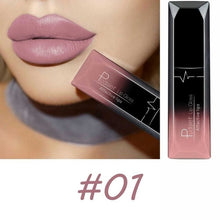 Load image into Gallery viewer, Pudaier Waterproof Liquid Lip Gloss Metallic Matte Lipstick Cosmetic Sexy Batom Mate Lip Tint Makeup Lasting 24 Hours Mate Levre