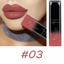 Load image into Gallery viewer, Pudaier Waterproof Liquid Lip Gloss Metallic Matte Lipstick Cosmetic Sexy Batom Mate Lip Tint Makeup Lasting 24 Hours Mate Levre