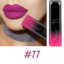 Load image into Gallery viewer, Pudaier Waterproof Liquid Lip Gloss Metallic Matte Lipstick Cosmetic Sexy Batom Mate Lip Tint Makeup Lasting 24 Hours Mate Levre