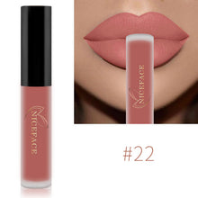 Load image into Gallery viewer, NICEFACE Lip Gloss 34 Colors Nude Matte Liquid Lipstick Mate Waterproof Long Lasting Moisturizing Lipgloss Lip Makeup Cosmetics