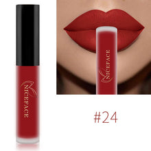 Load image into Gallery viewer, NICEFACE Lip Gloss 34 Colors Nude Matte Liquid Lipstick Mate Waterproof Long Lasting Moisturizing Lipgloss Lip Makeup Cosmetics